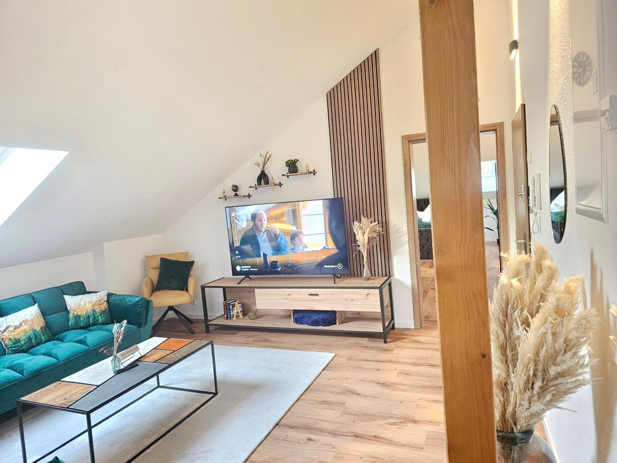 Design-Penthouse I 90Qm I Europapark 20 Min I Boxspring I Nespresso I Parking Daire Lahr  Dış mekan fotoğraf