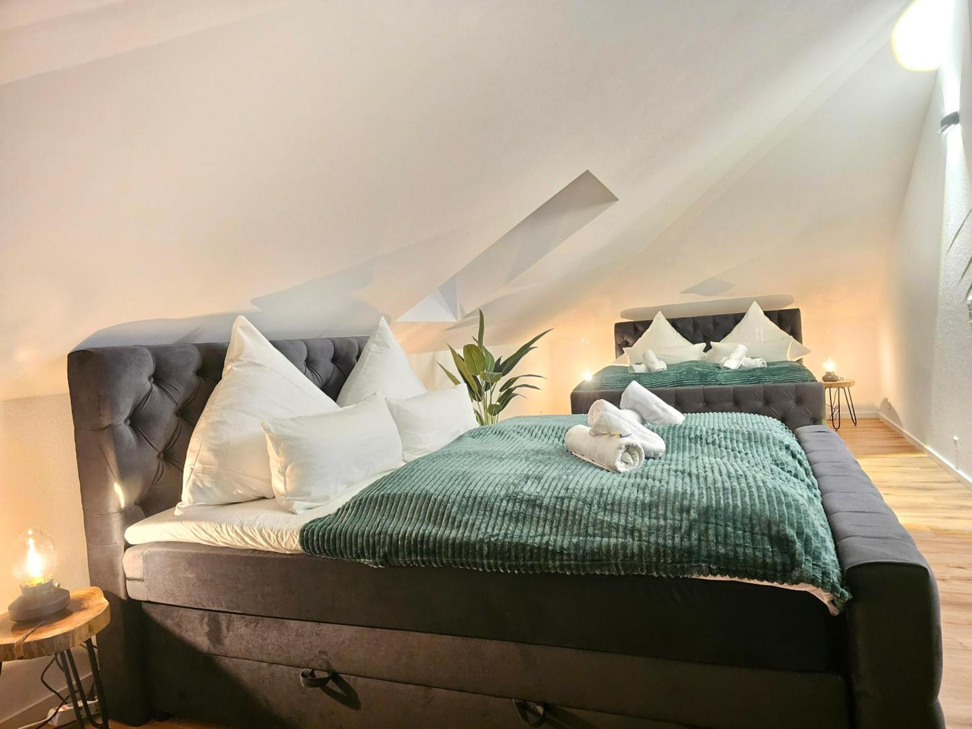 Design-Penthouse I 90Qm I Europapark 20 Min I Boxspring I Nespresso I Parking Daire Lahr  Dış mekan fotoğraf