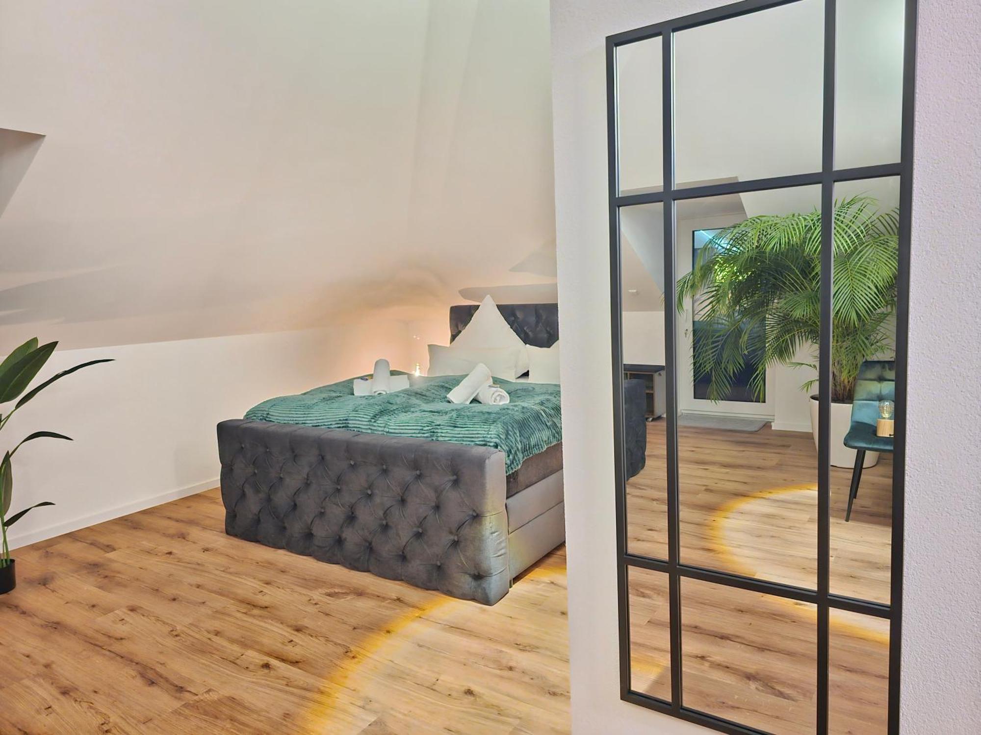 Design-Penthouse I 90Qm I Europapark 20 Min I Boxspring I Nespresso I Parking Daire Lahr  Dış mekan fotoğraf